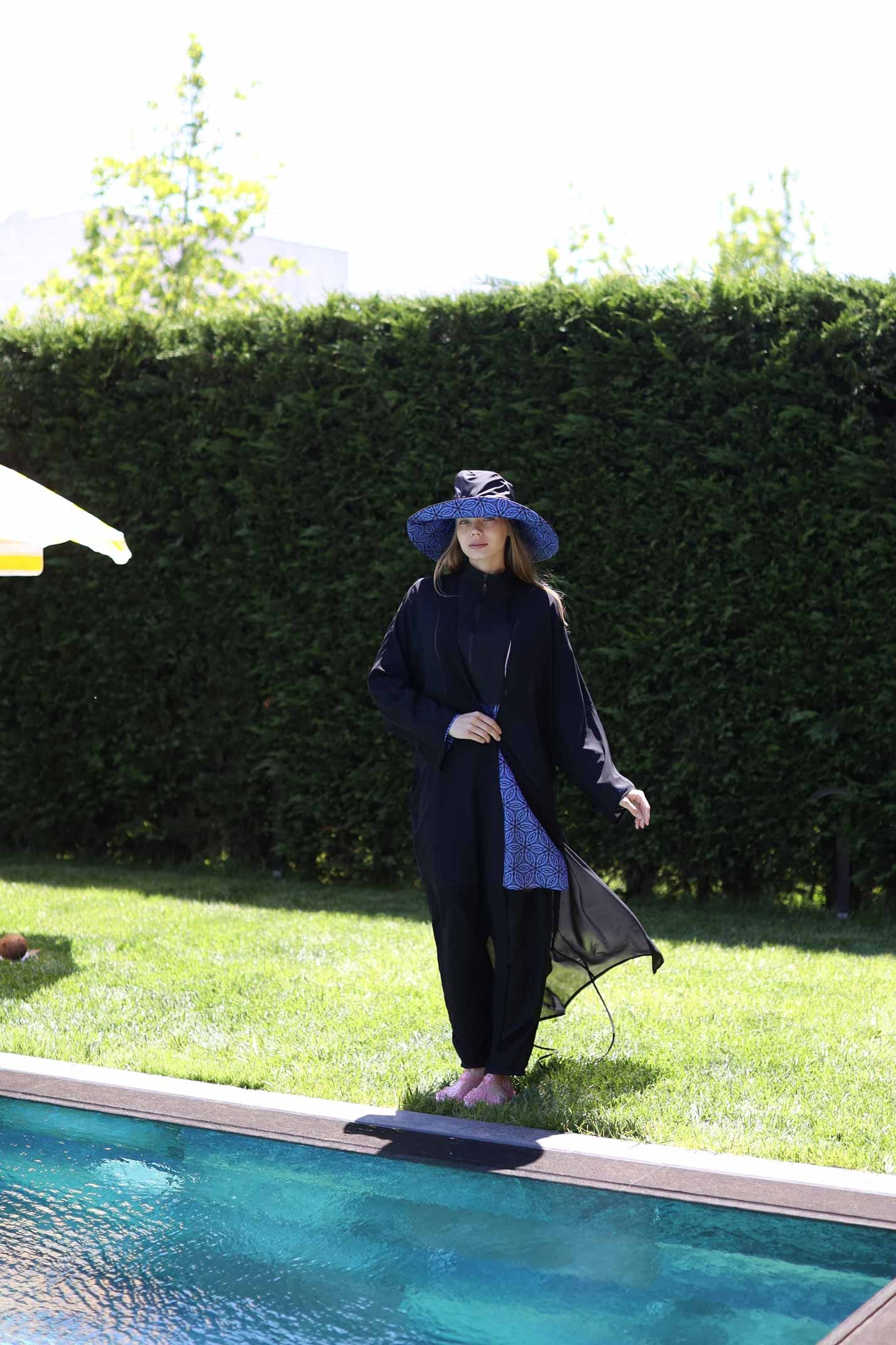 Flower Kimono Mavi