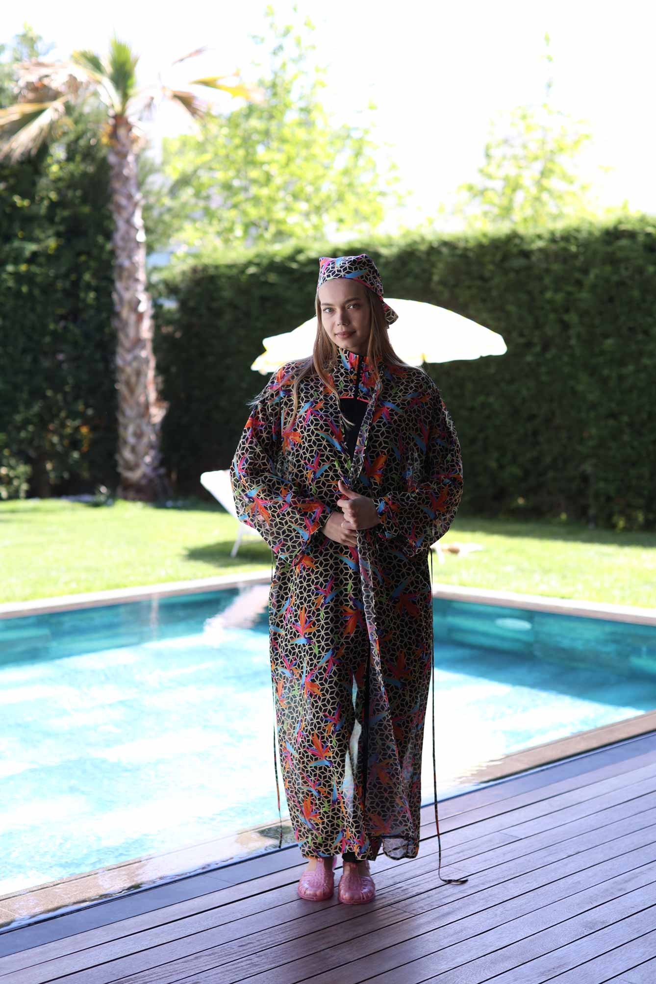 Oval Kimono Siyah