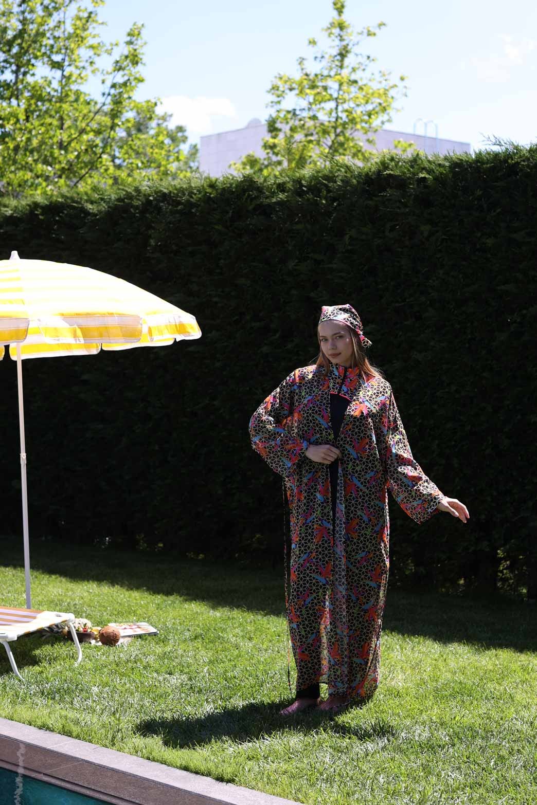 Oval Kimono Siyah