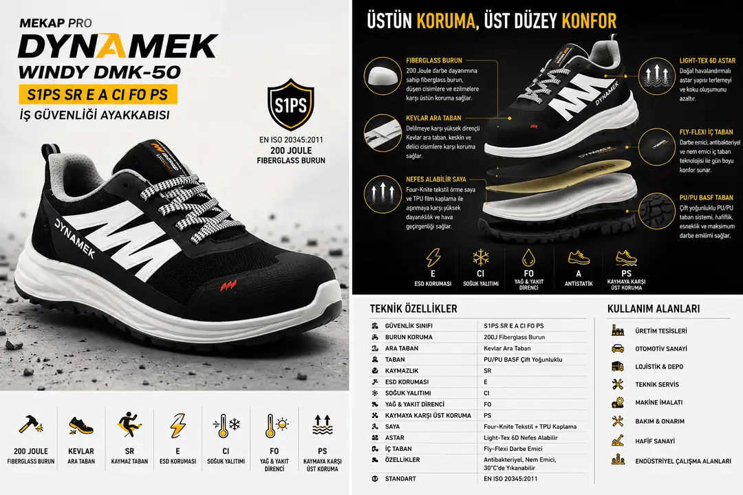 Mekap Dynamek Windy DMK-50 taban teknolojisi ve zemin performansı