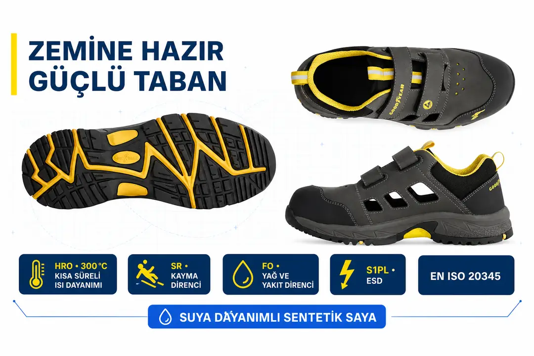 Goodyear Air Grey HRO SR FO dış taban özellikleri