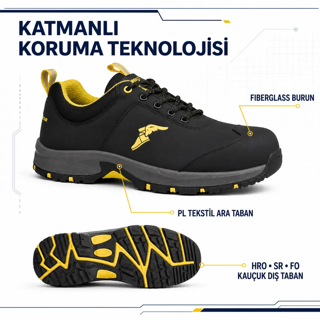 Goodyear Enduro katmanlı koruma teknolojisi