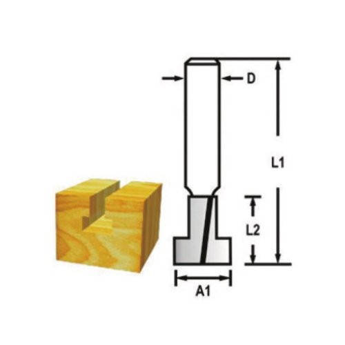 Freze Bıçağı 12x25 Mm