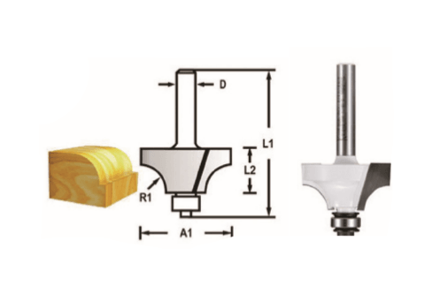 Freze Bıçağı 6x22.2 Mm