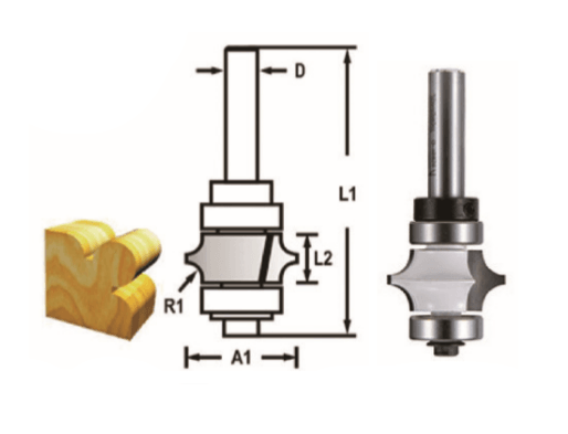 Freze Bıçağı 8x25.4 Mm