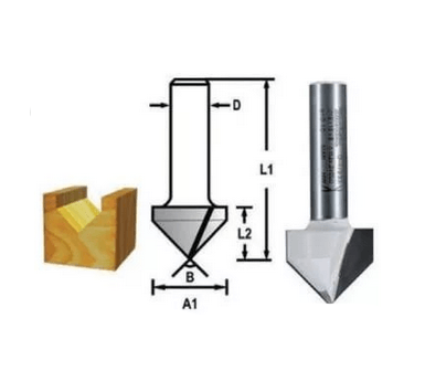 Freze Bıçağı 8x12.7 Mm