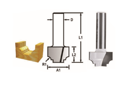 Freze Bıçağı 8x19 Mm