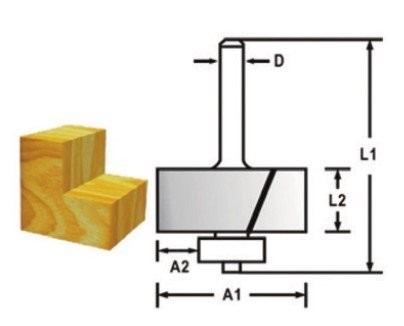 Freze Bıçağı 12x33 Mm