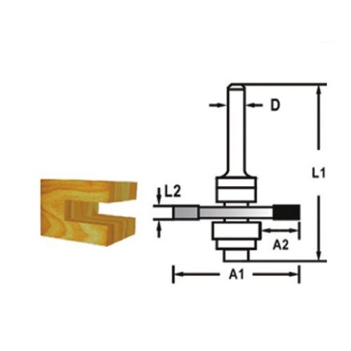 Freze Bıçağı 12x33 Mm