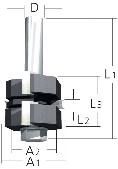 Freze Bıçağı 8x41 Mm