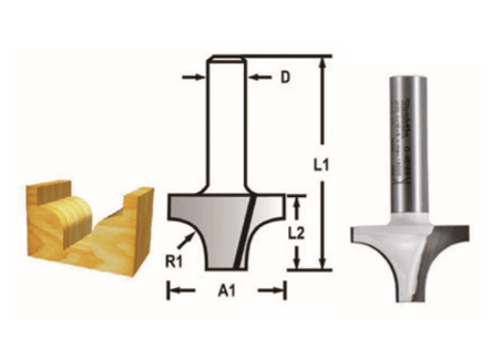 Freze Bıçağı 8x38.1 Mm