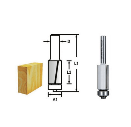 Freze Bıçağı 8x12.7 Mm