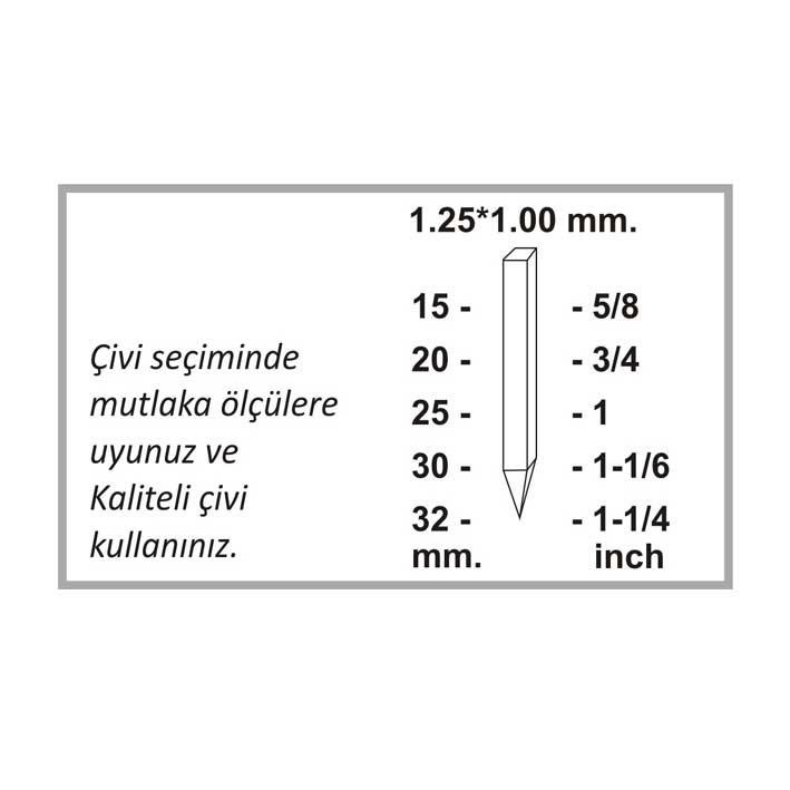 Havalı Döşeme Tabancası