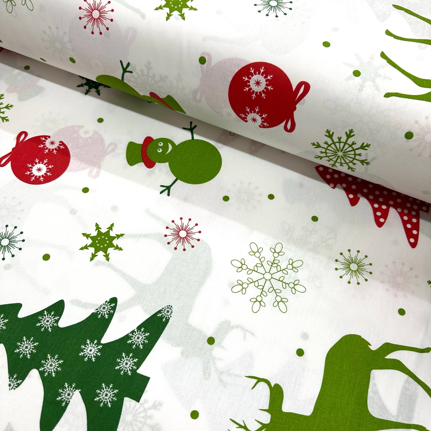 Christmas Poplin Fabric