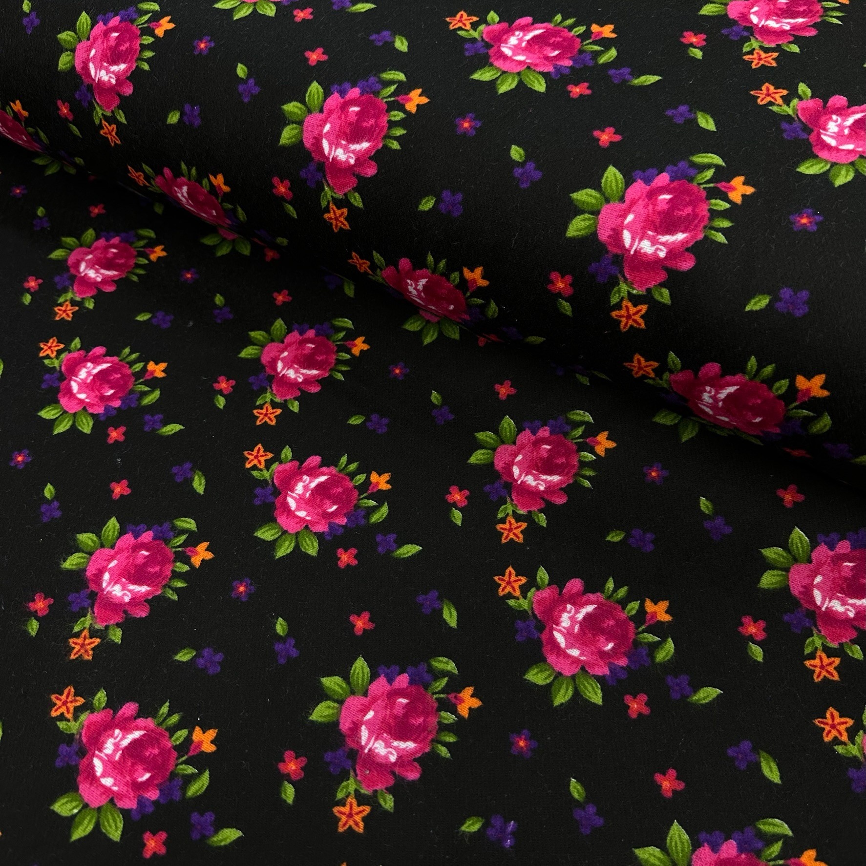 Little Large Flowers Divitin Fazen Fabric