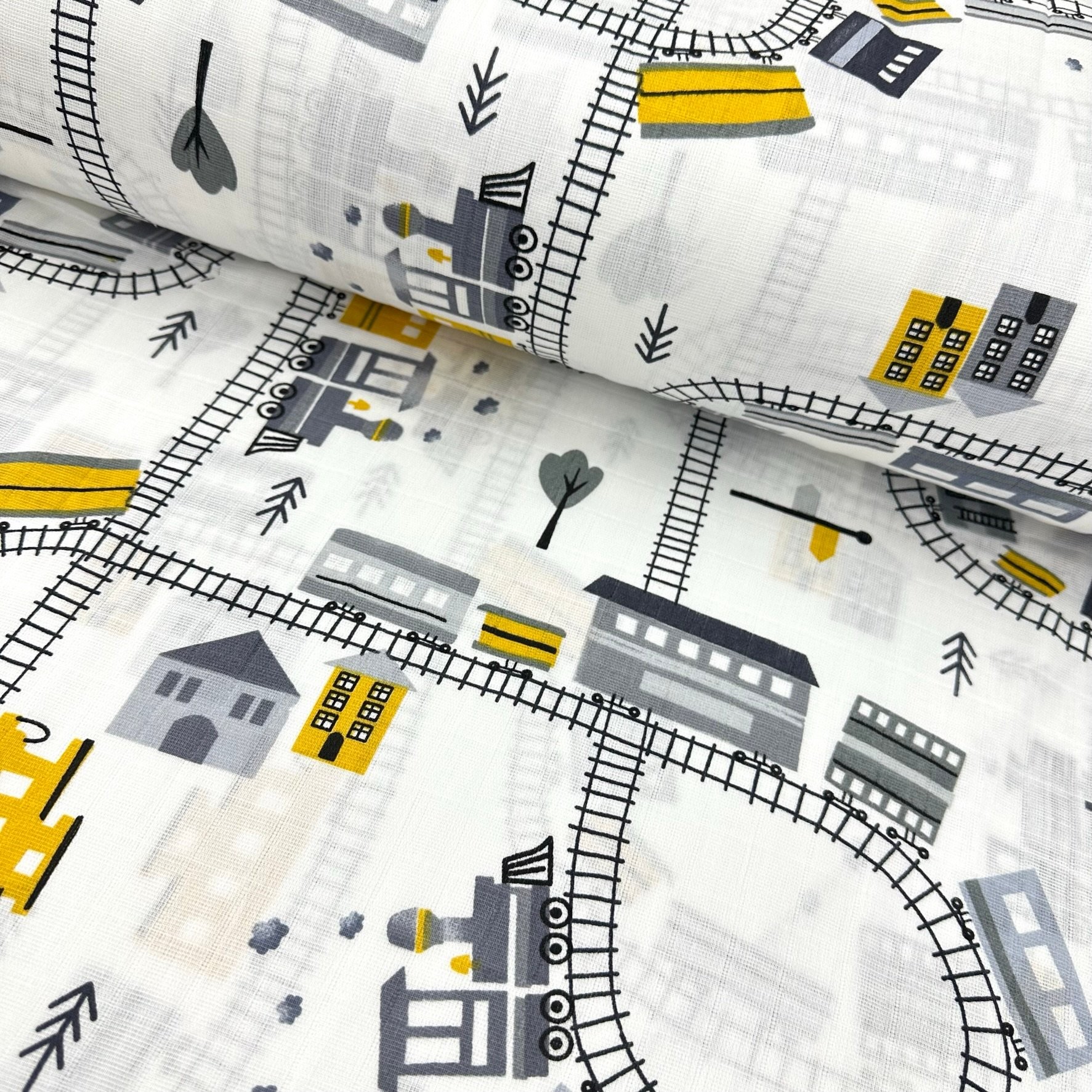 Married Train Muslin Cloth Fabric