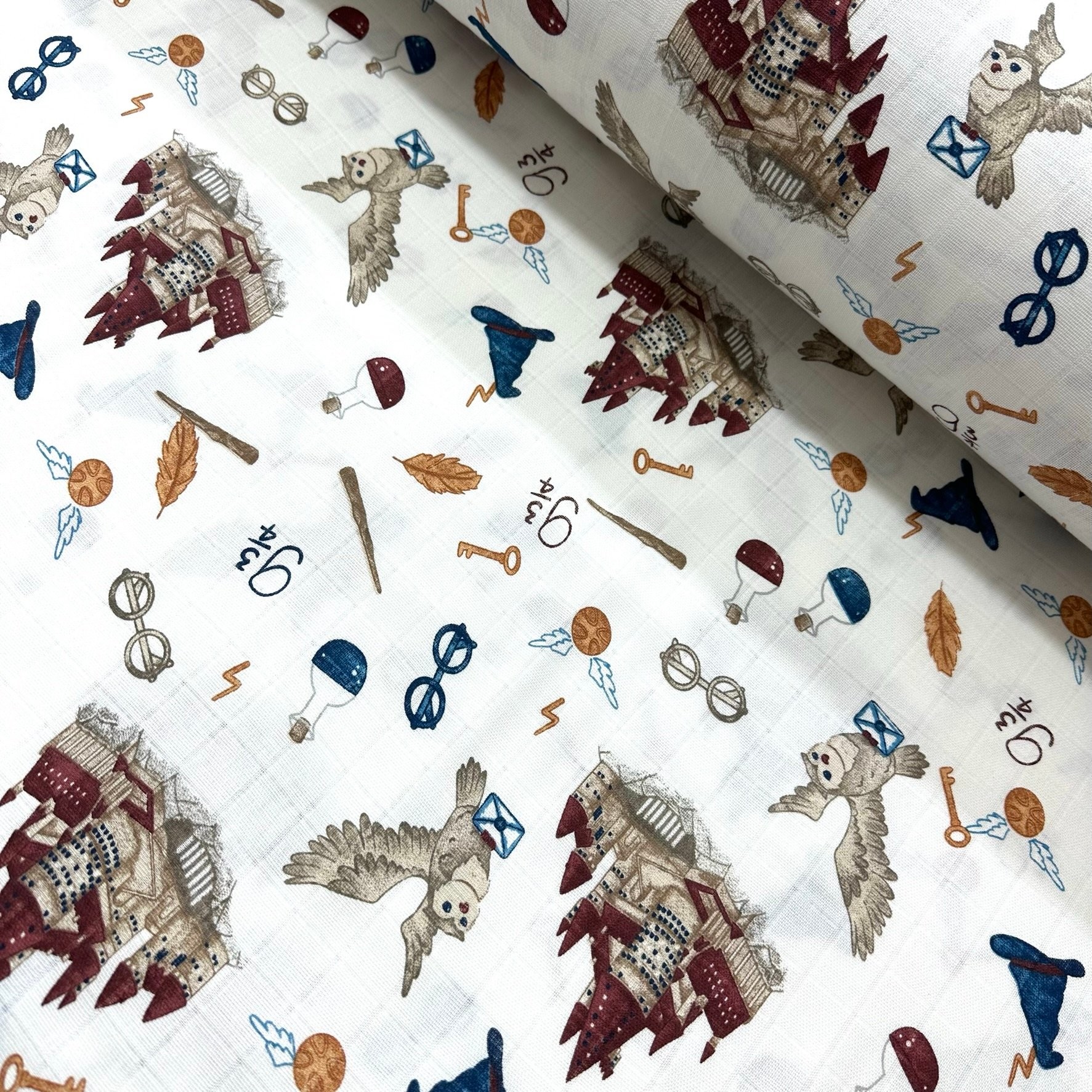 The Land Of Sorcerers Muslin Cloth Fabric