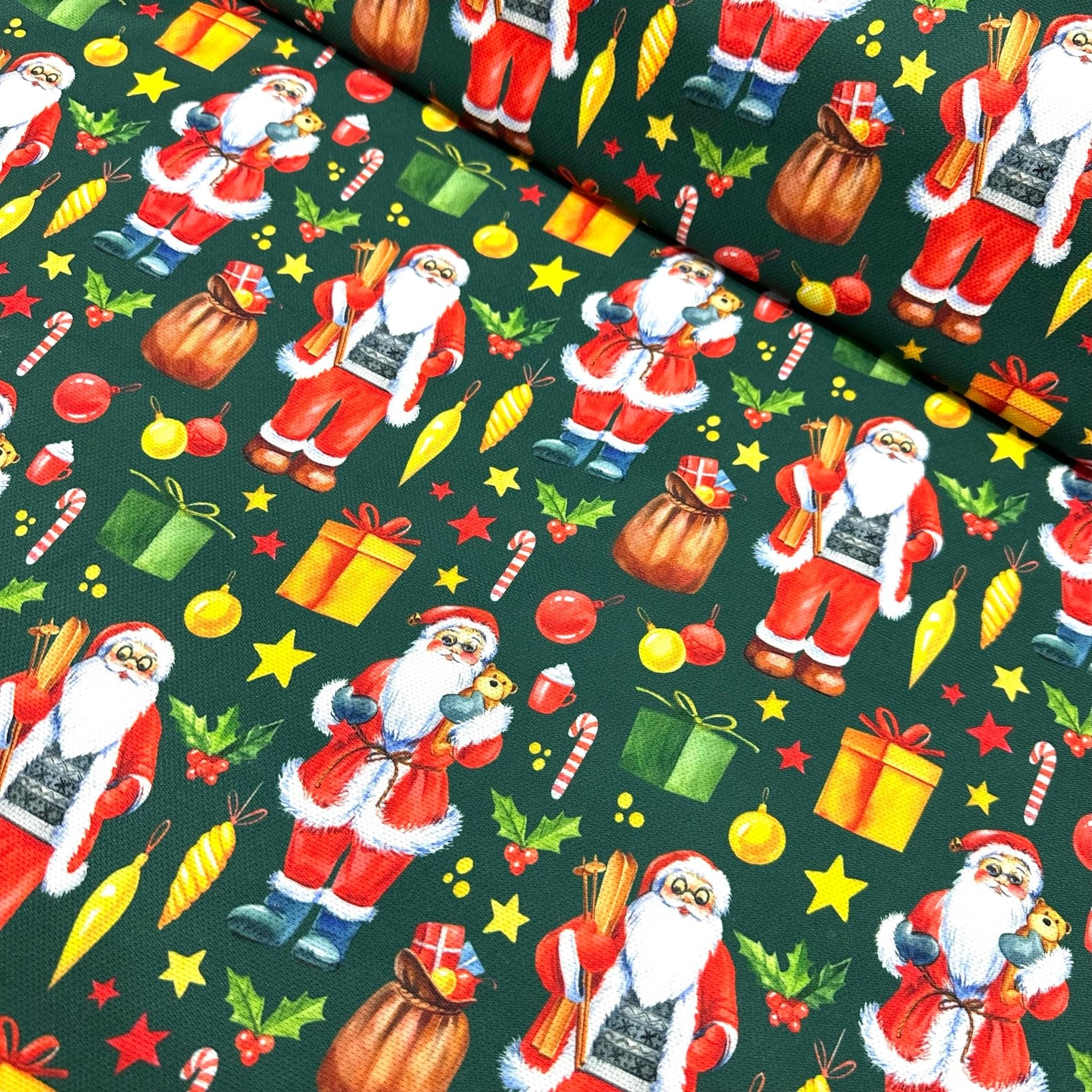 Christmas Santa Digital Printing Fabric