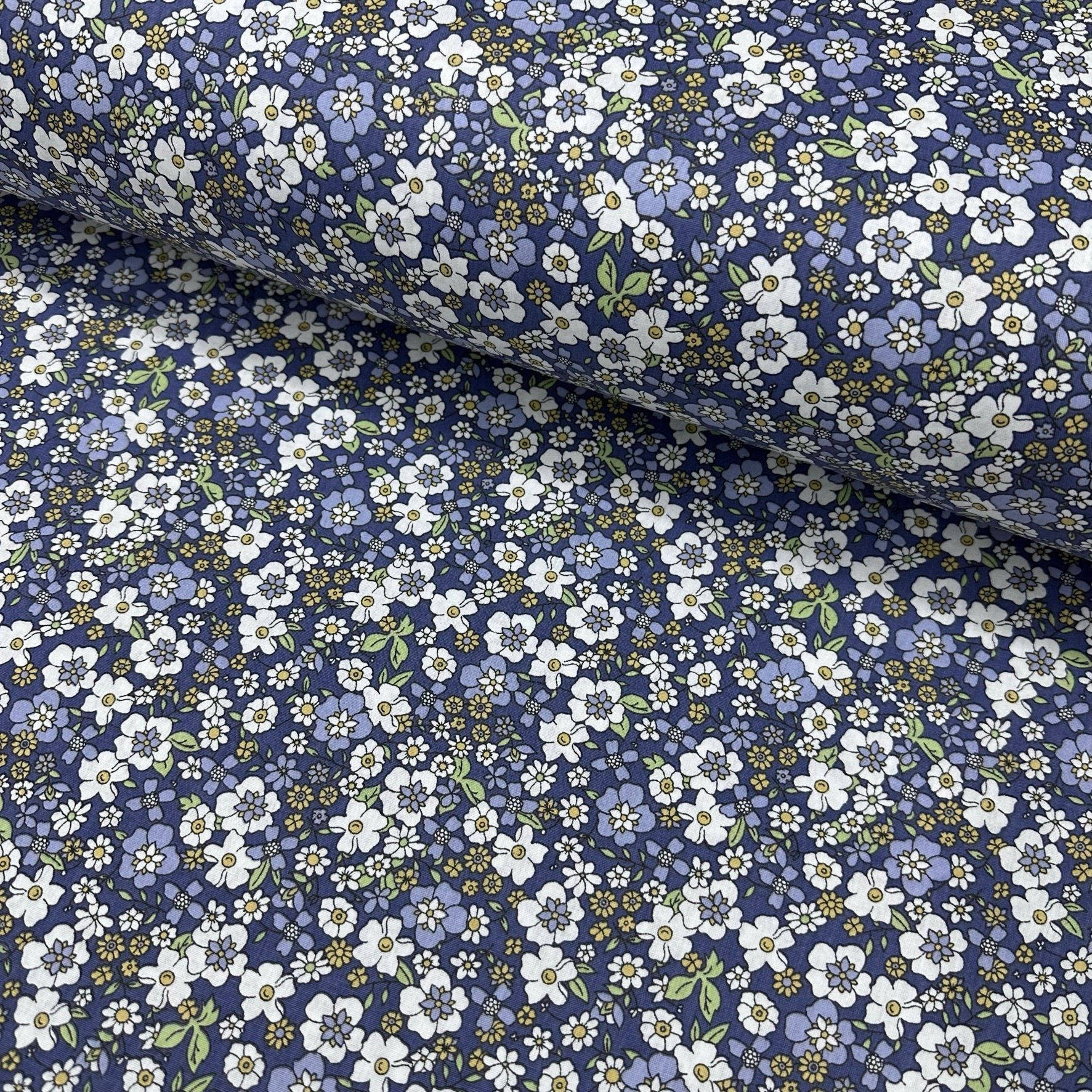Flowers Poplin Fabric
