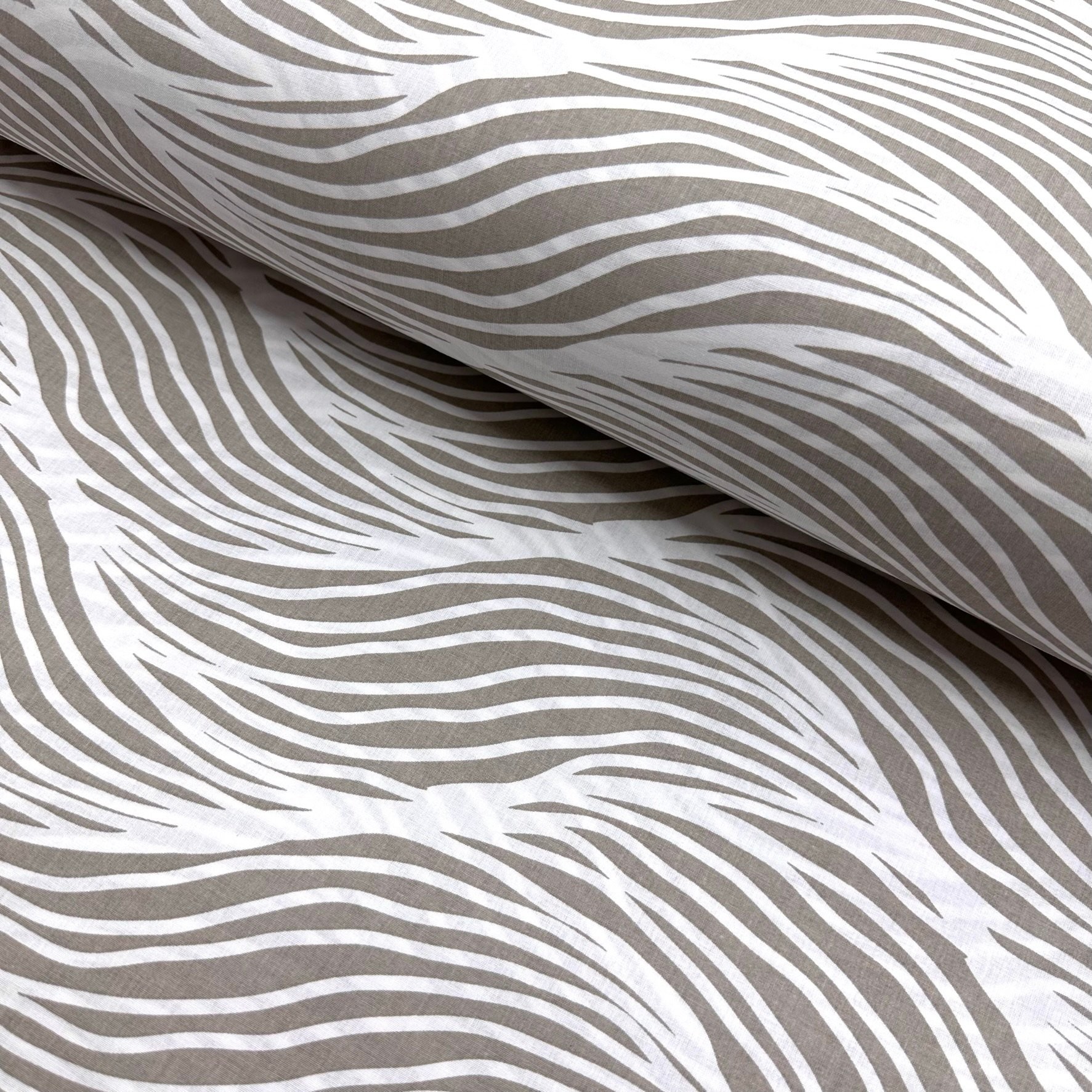 Zebra Print Poplin Fabric