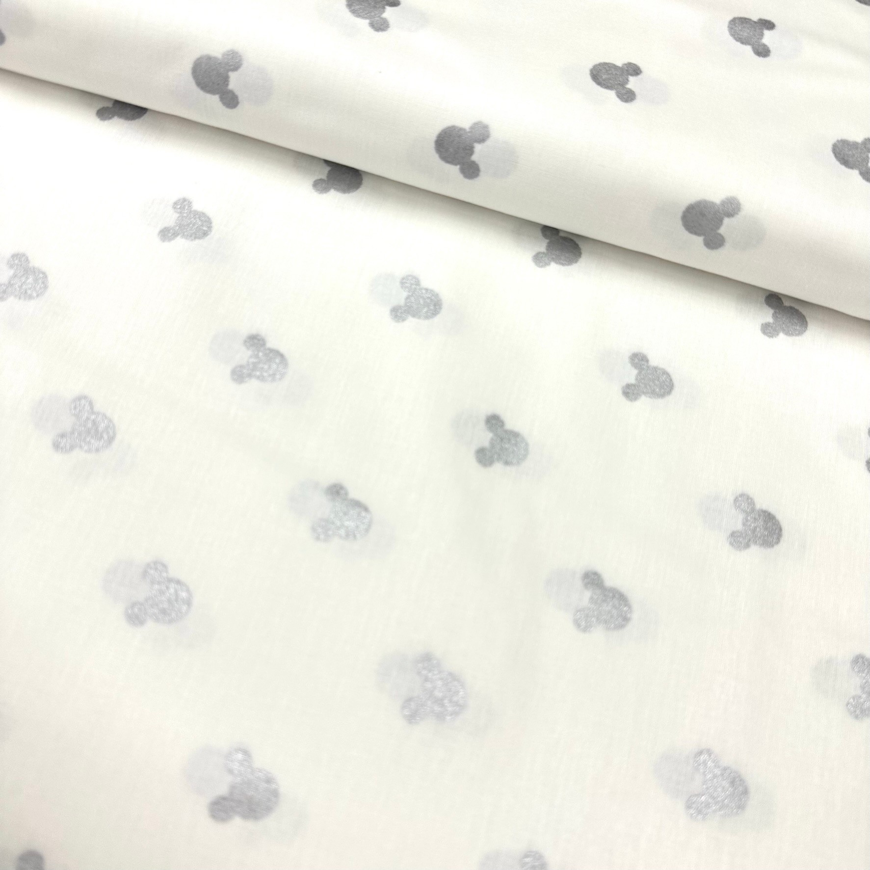 Shiny Mouse Poplin Fabric