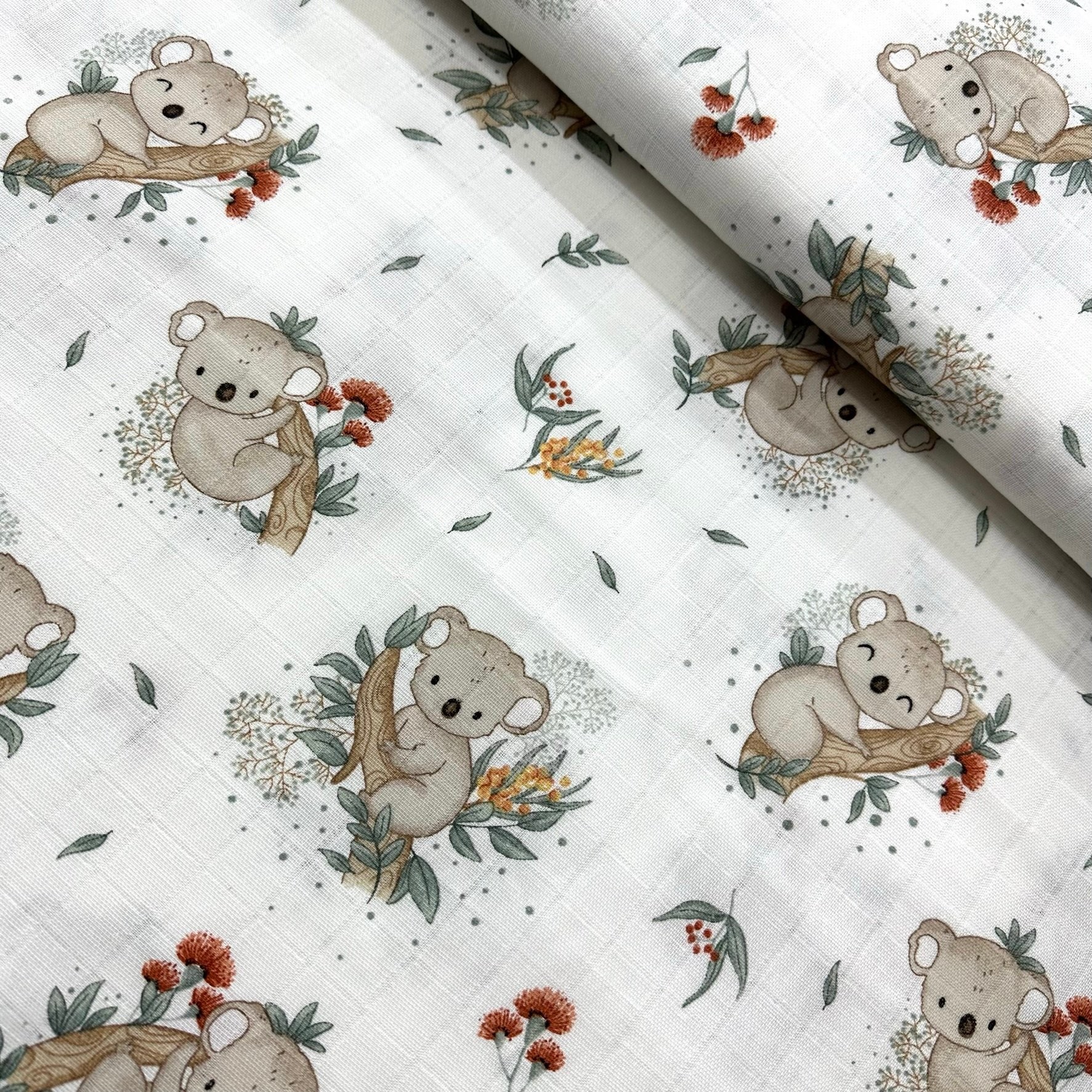 Koala Muslin Cloth Fabric