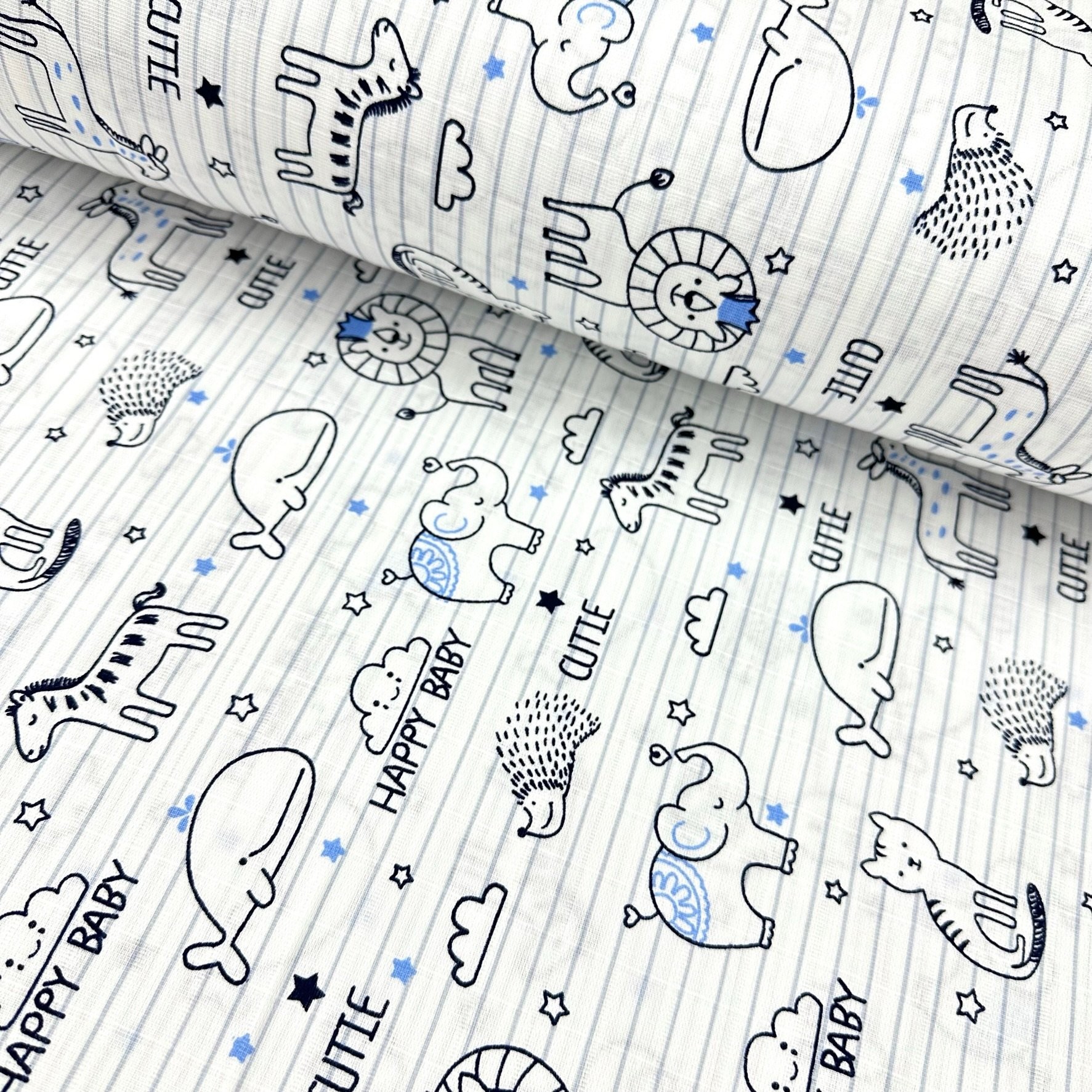 Notebook Animals Muslin Cloth Fabric