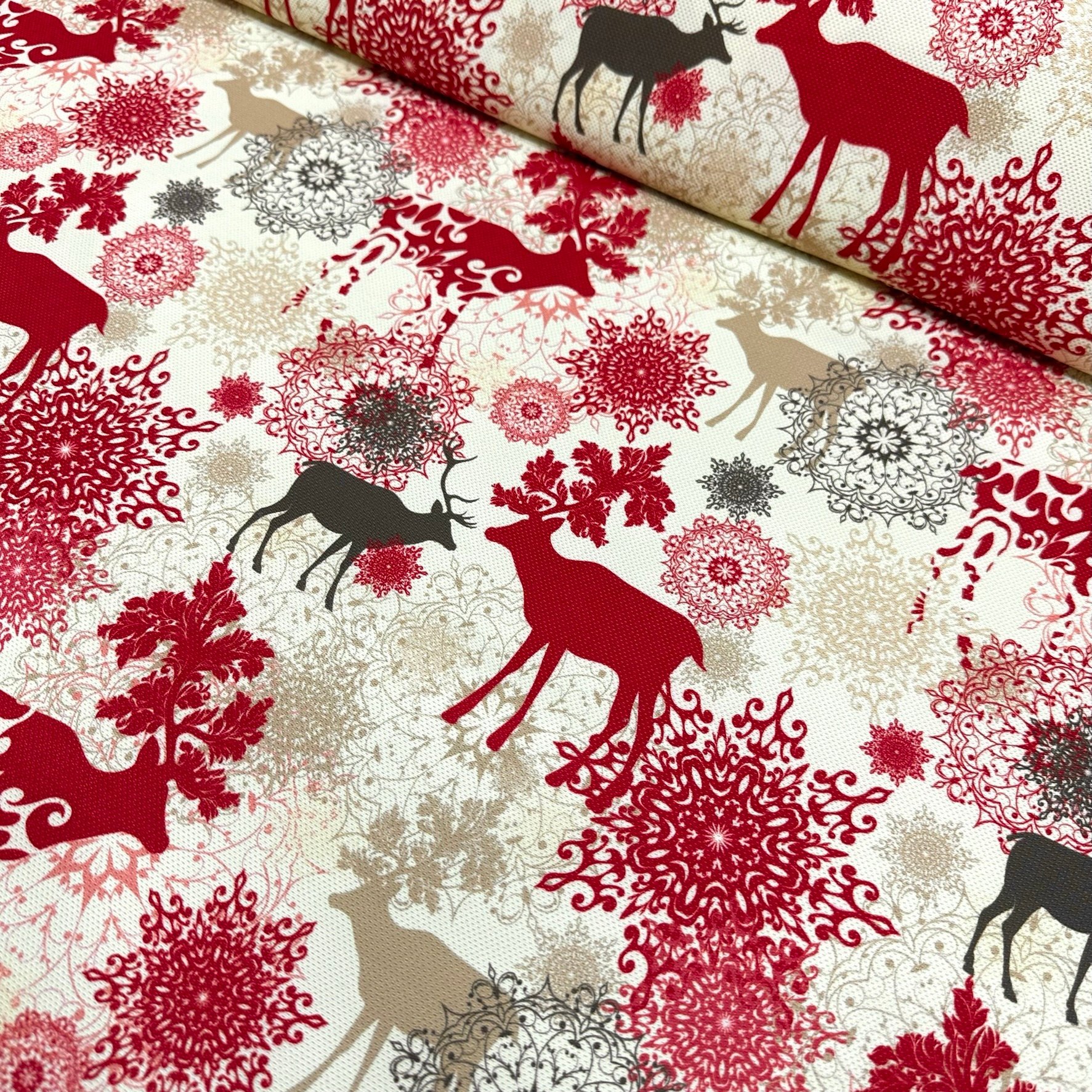 Ethnic Deers Digital Printing Fabric