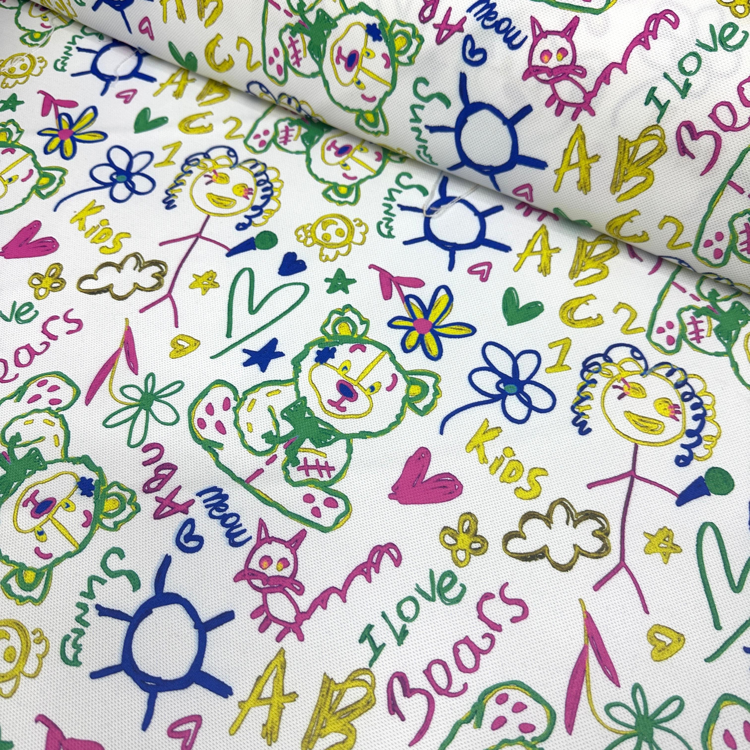 School Board White Digital Printing Fabric