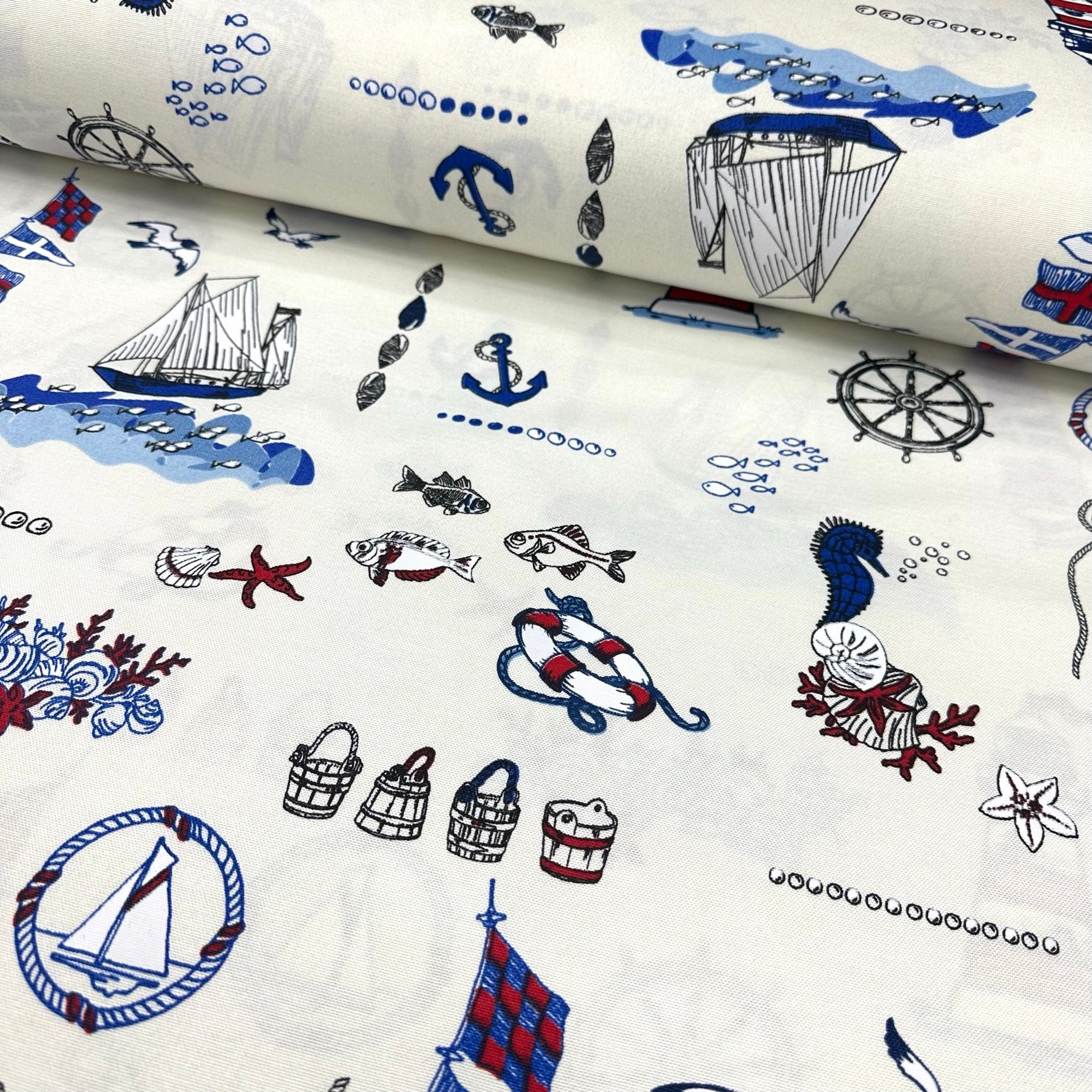 Ocean Adventure Duck Linen