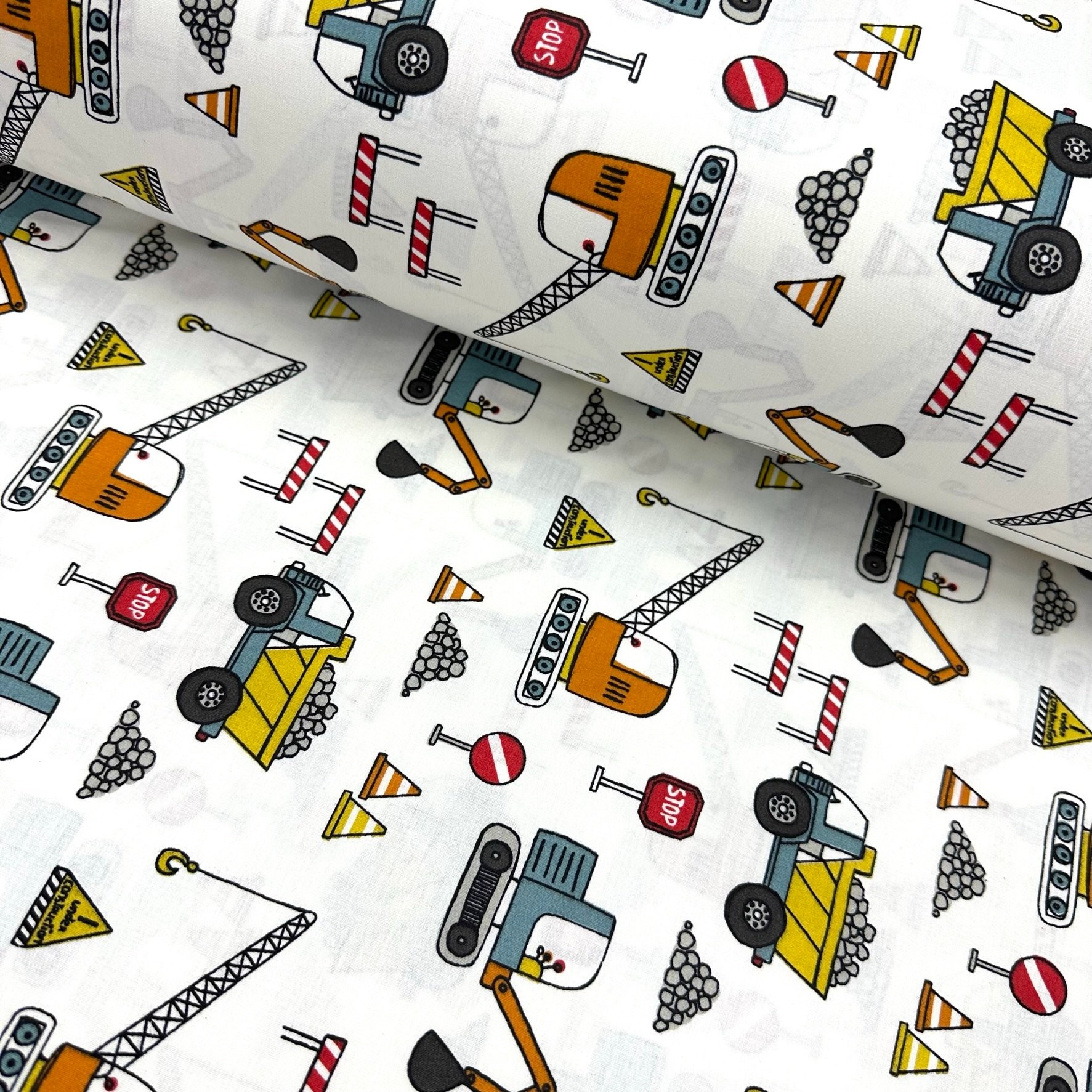 Construction Tools Poplin Fabric