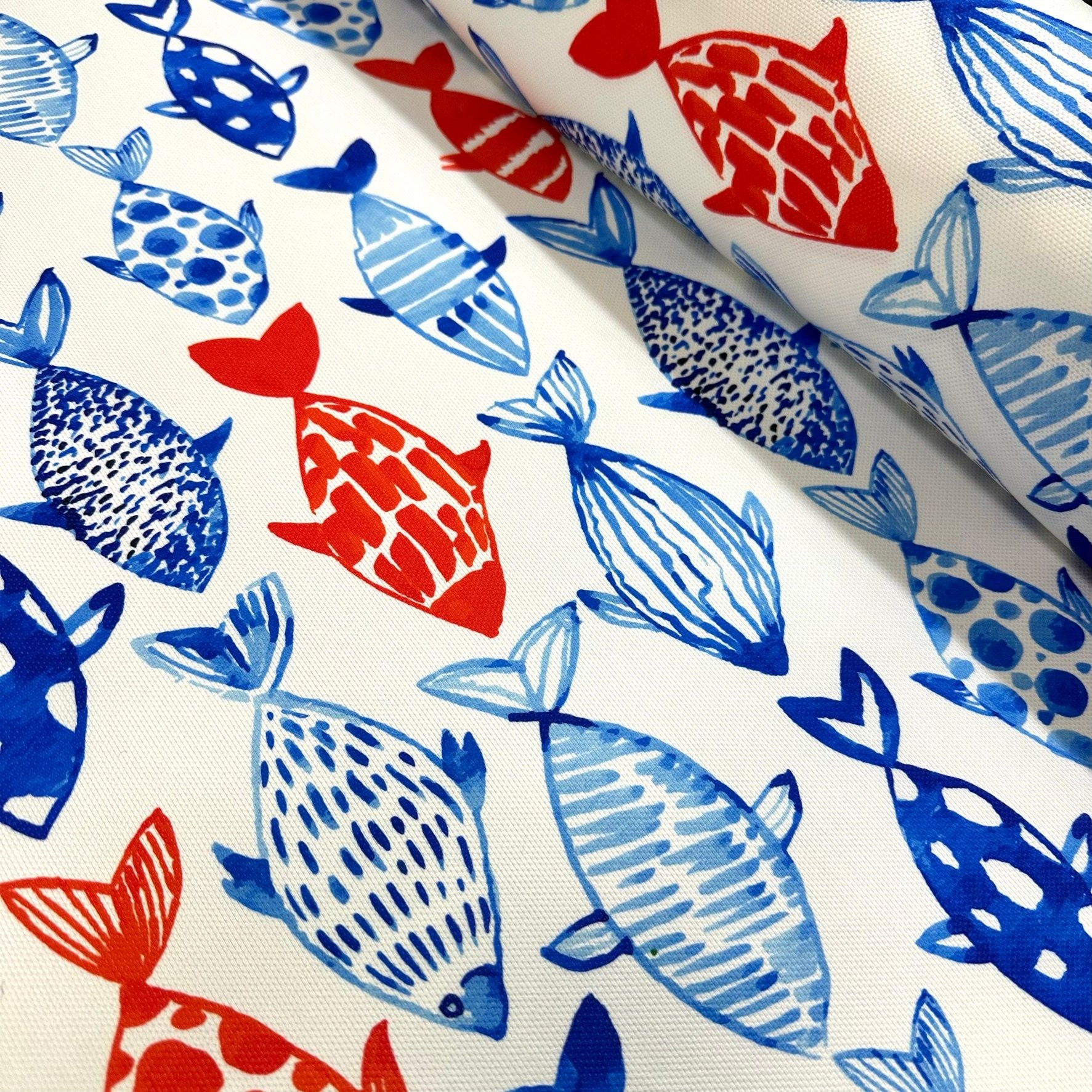 Ocean Fish Digital Printing Fabric