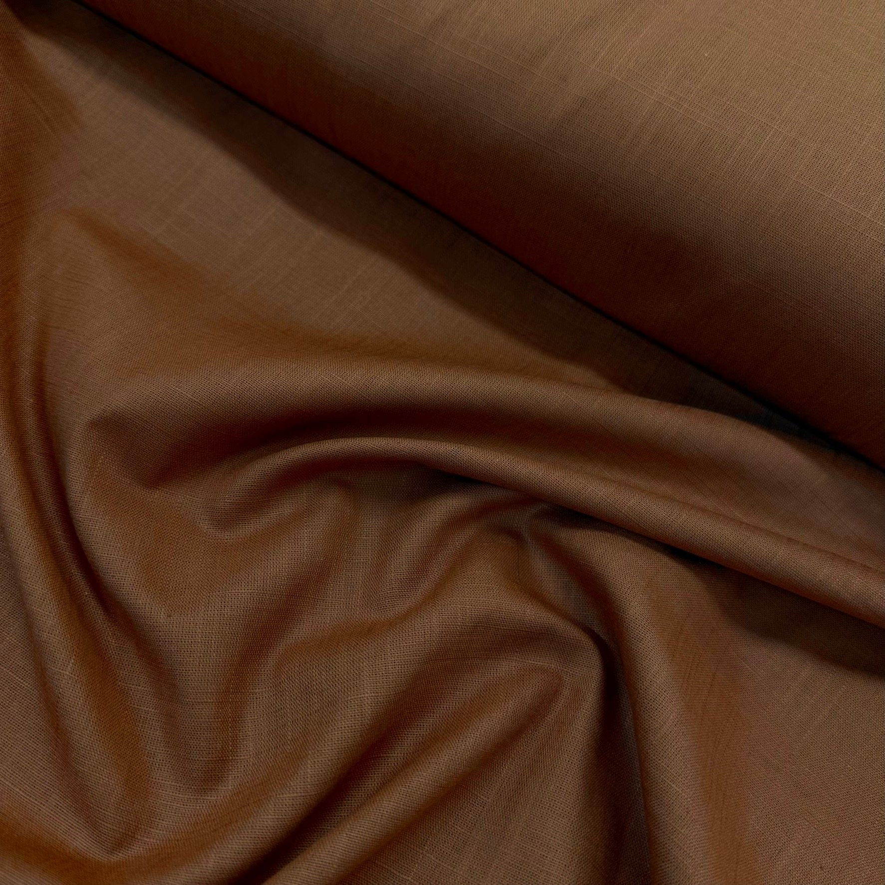 Plain Color Flam Linen Fabric