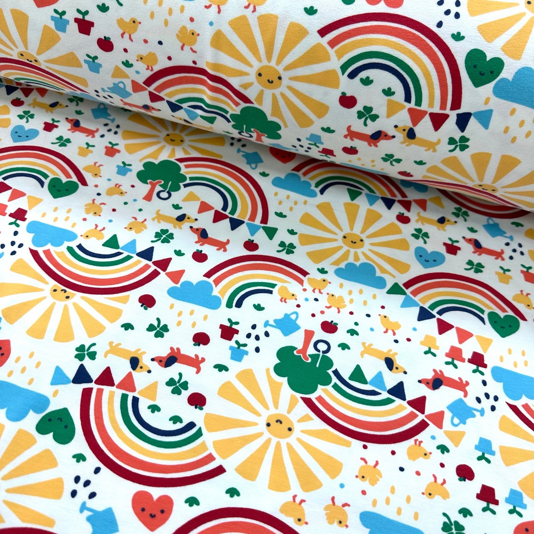 Sunny Day Cotton Jersey Fabric
