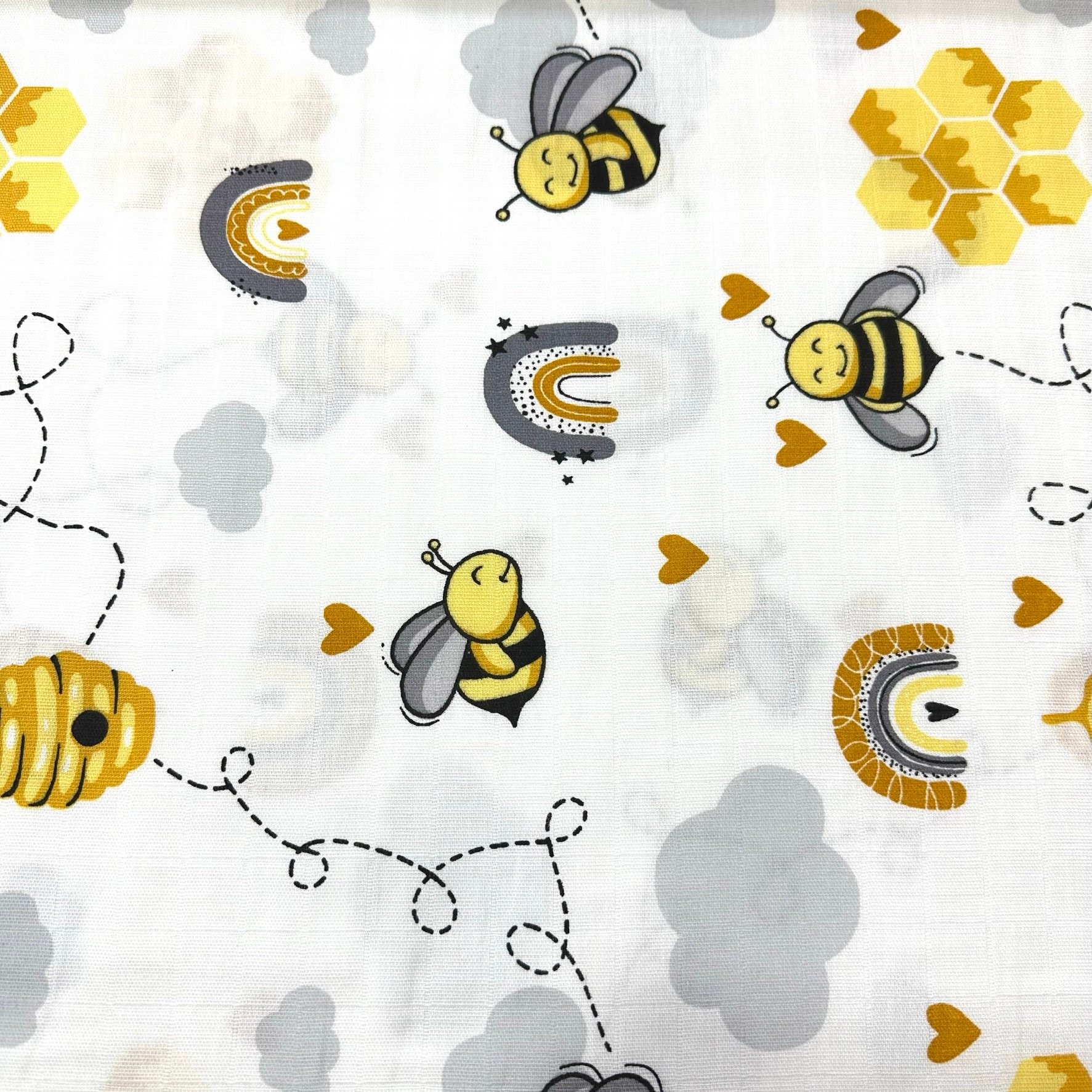 Bee Viz Viz Muslin Cloth Fabric