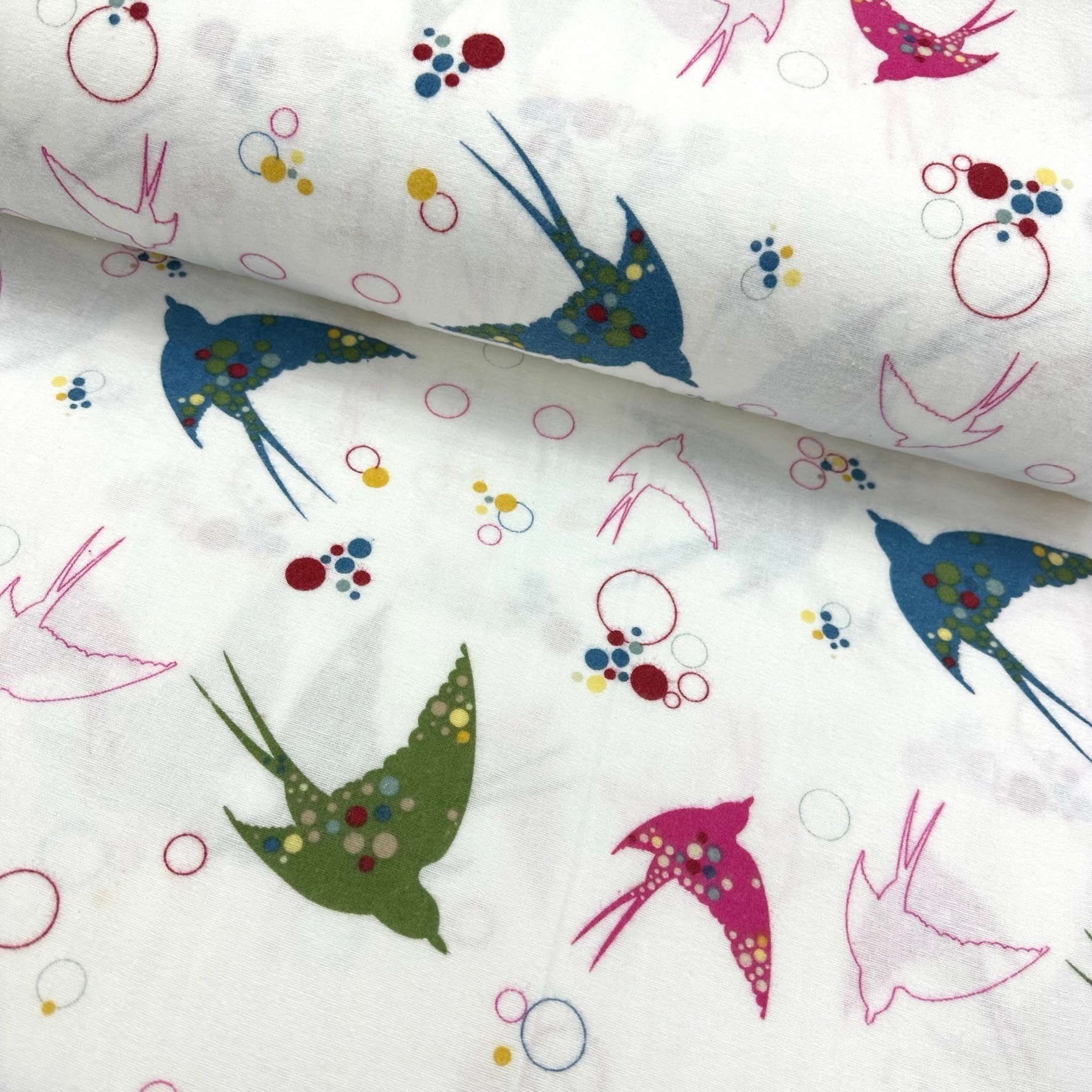 Swallow Flannel Fabric