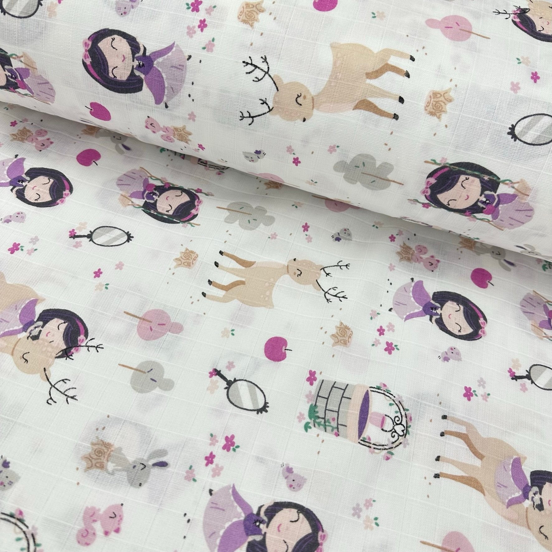 Gazelle -Lasting Girl Muslin Cloth Fabric