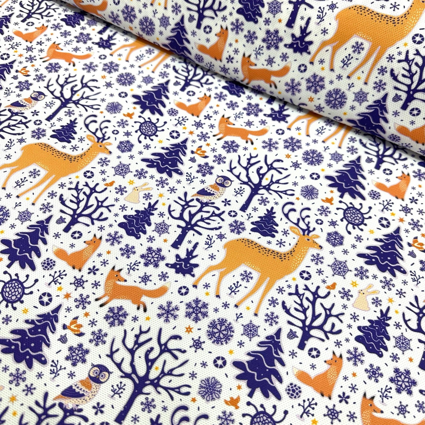 Deers in the Forest Digital Printing Fabric