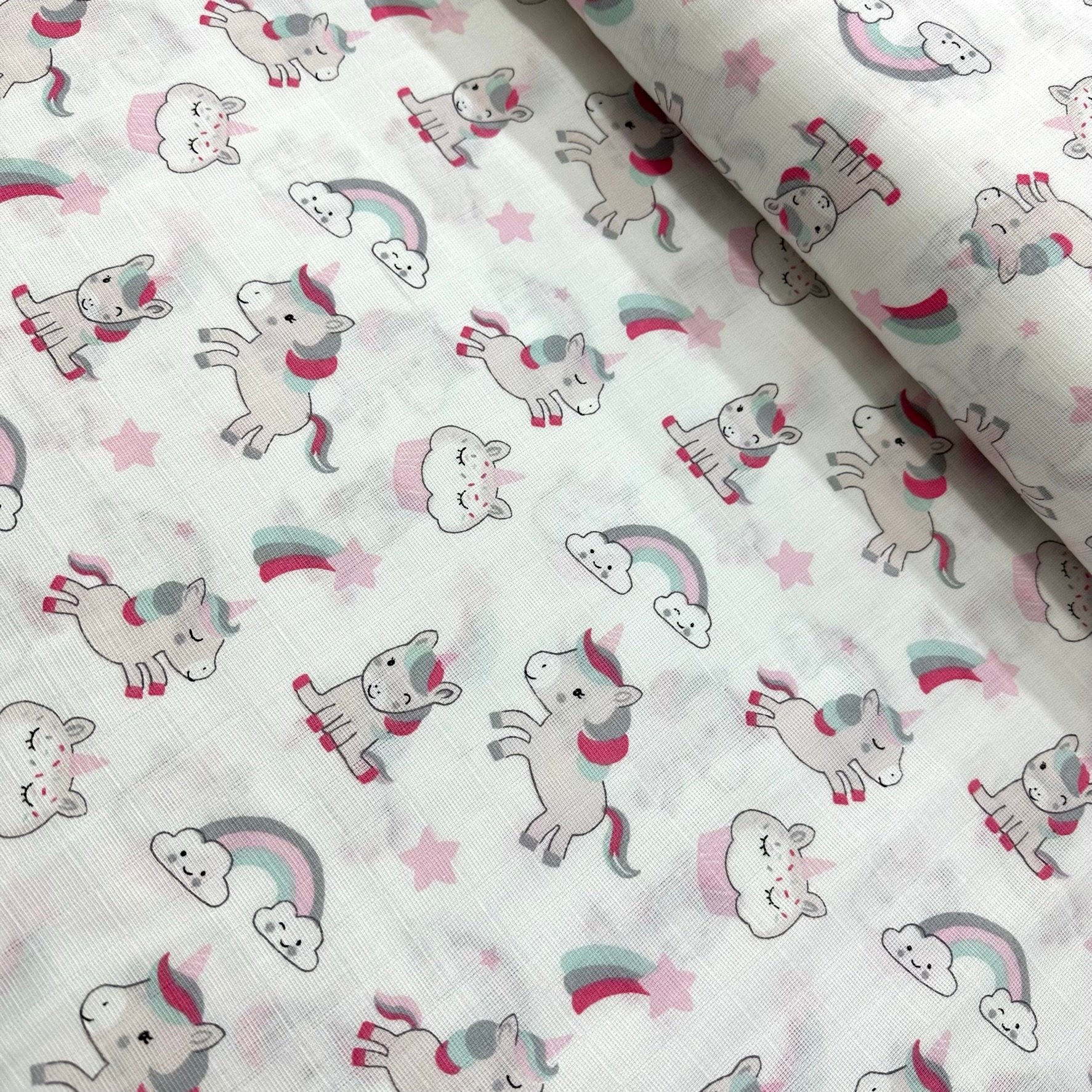 Little Unicorn Muslin Cloth Fabric