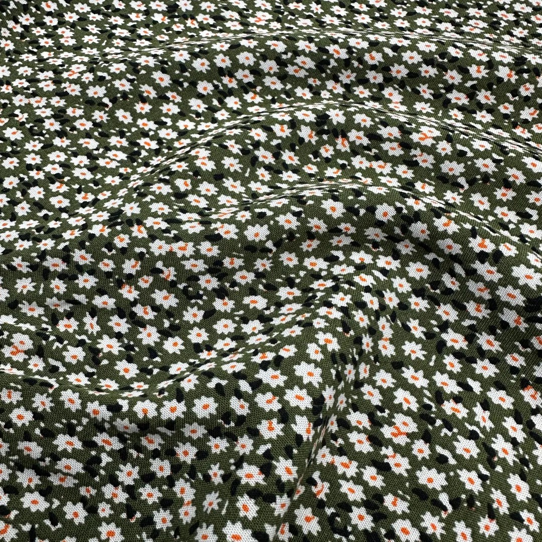 Small Dandelions Viscose Fabric