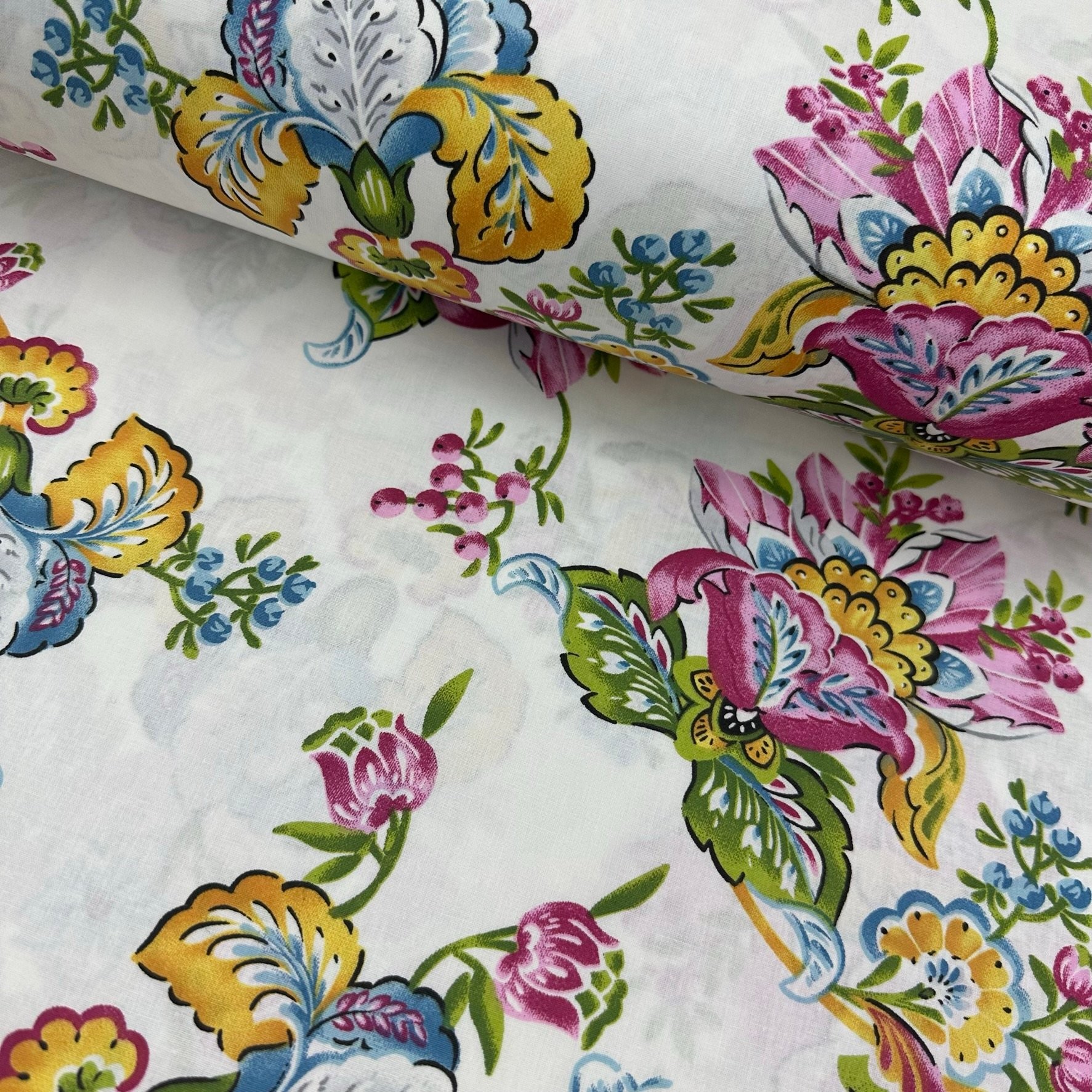 Feast Flower Poplin Fabric