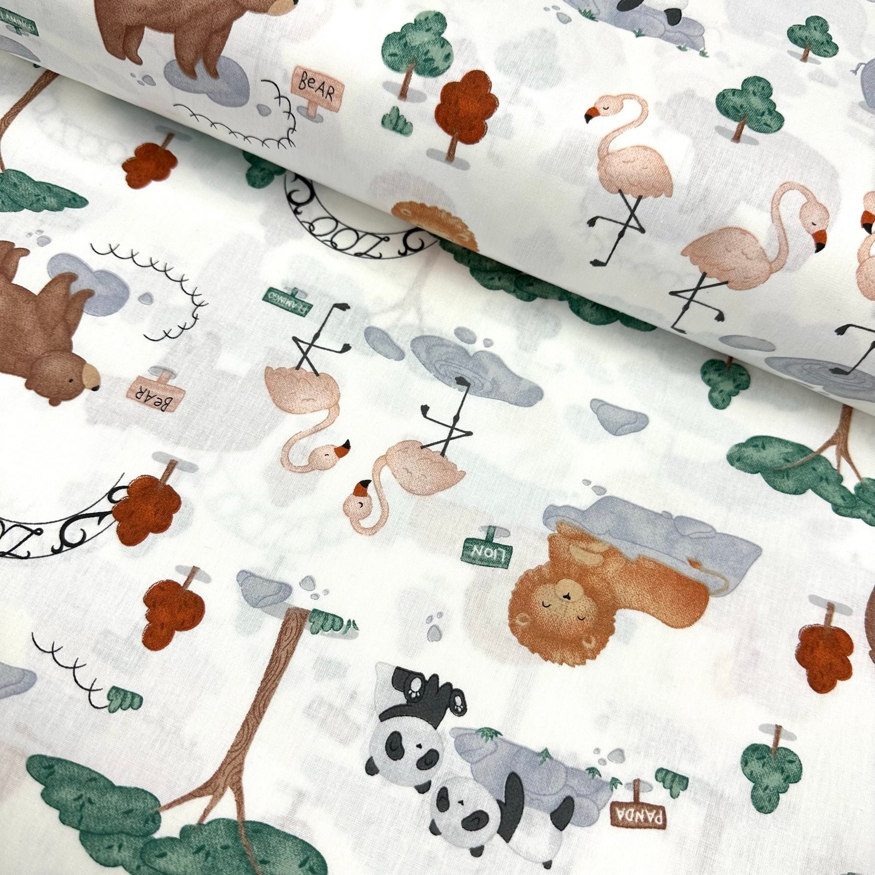 Zoo Poplin Fabric