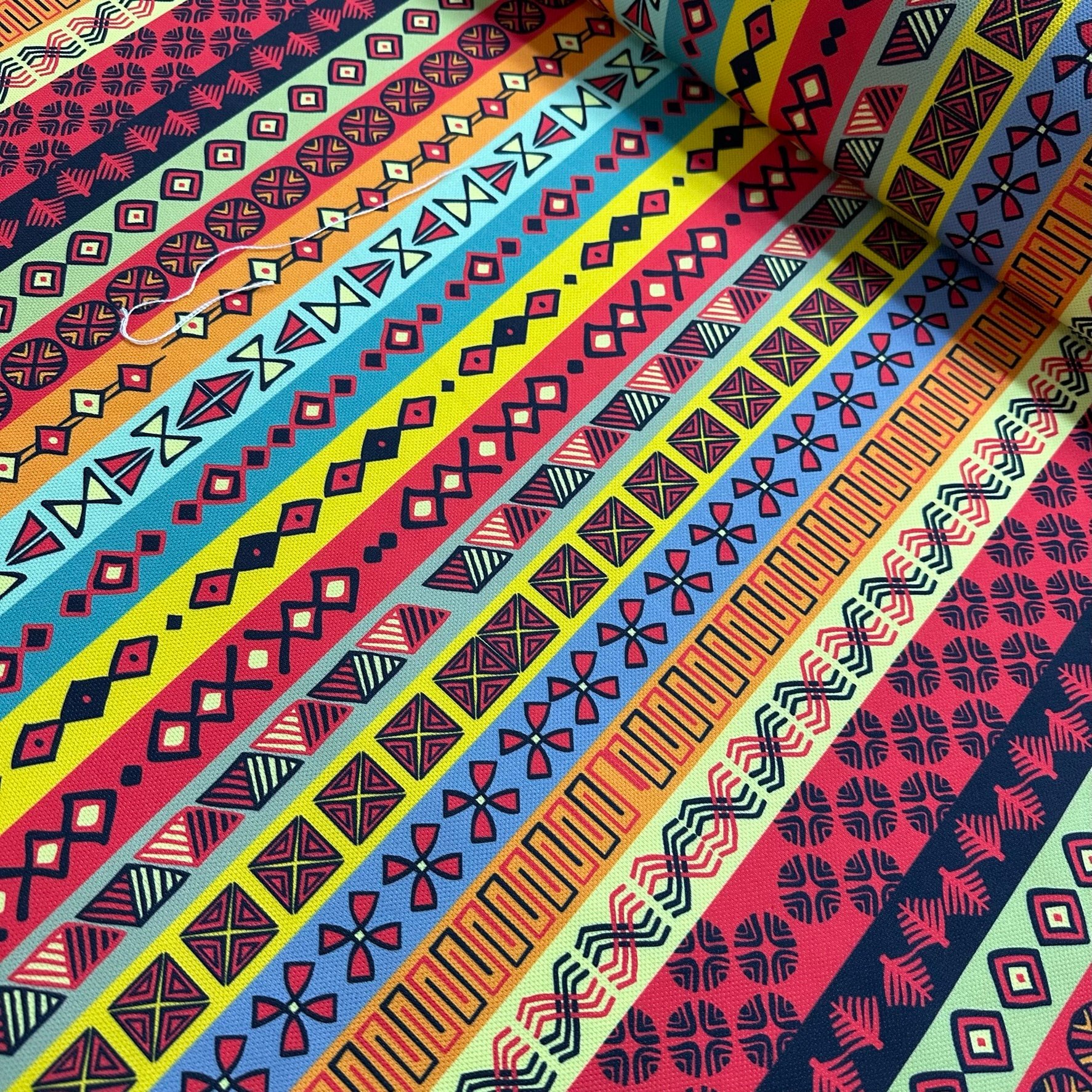 Color Rug Digital Printing Fabric