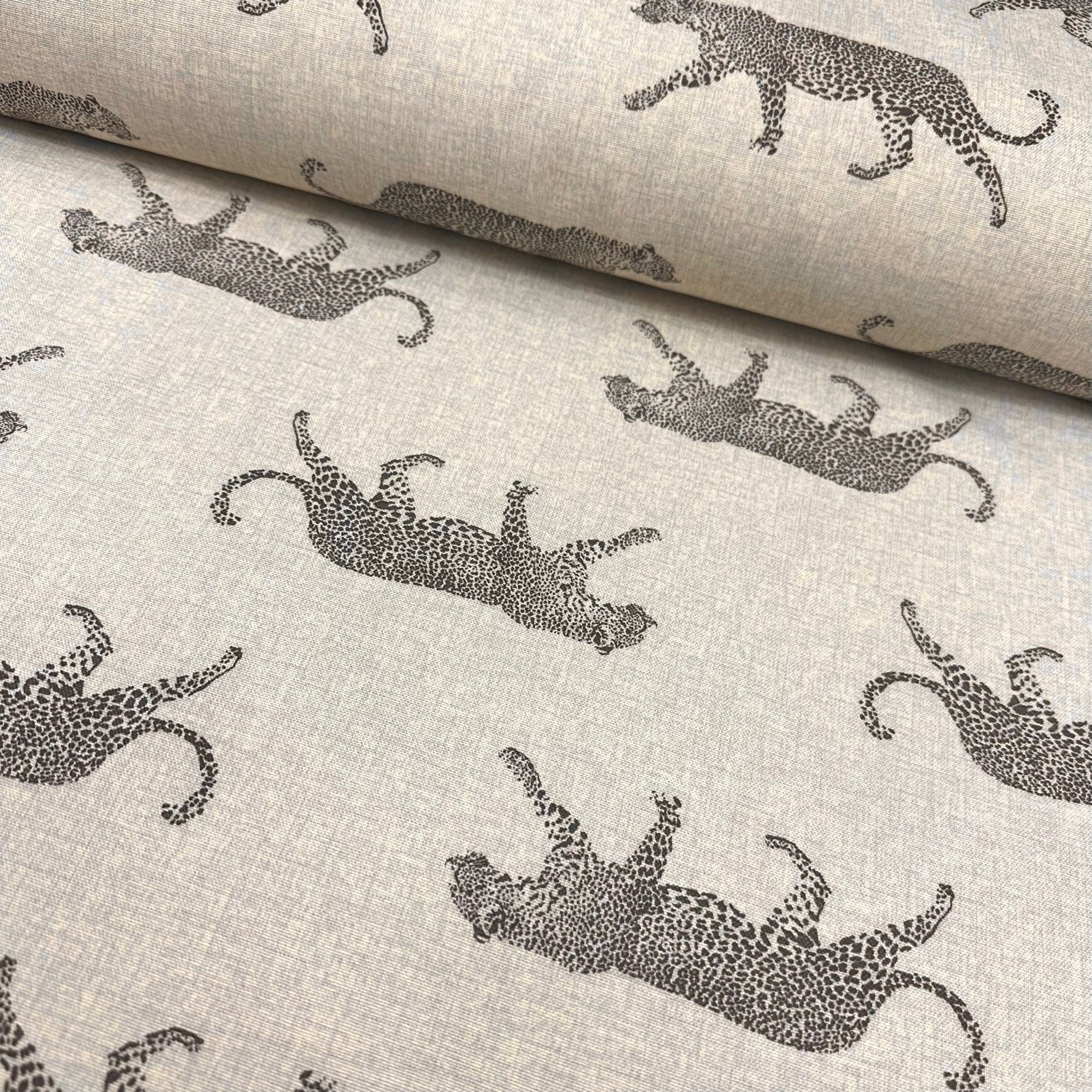 Leopar Panama Linen Fabric