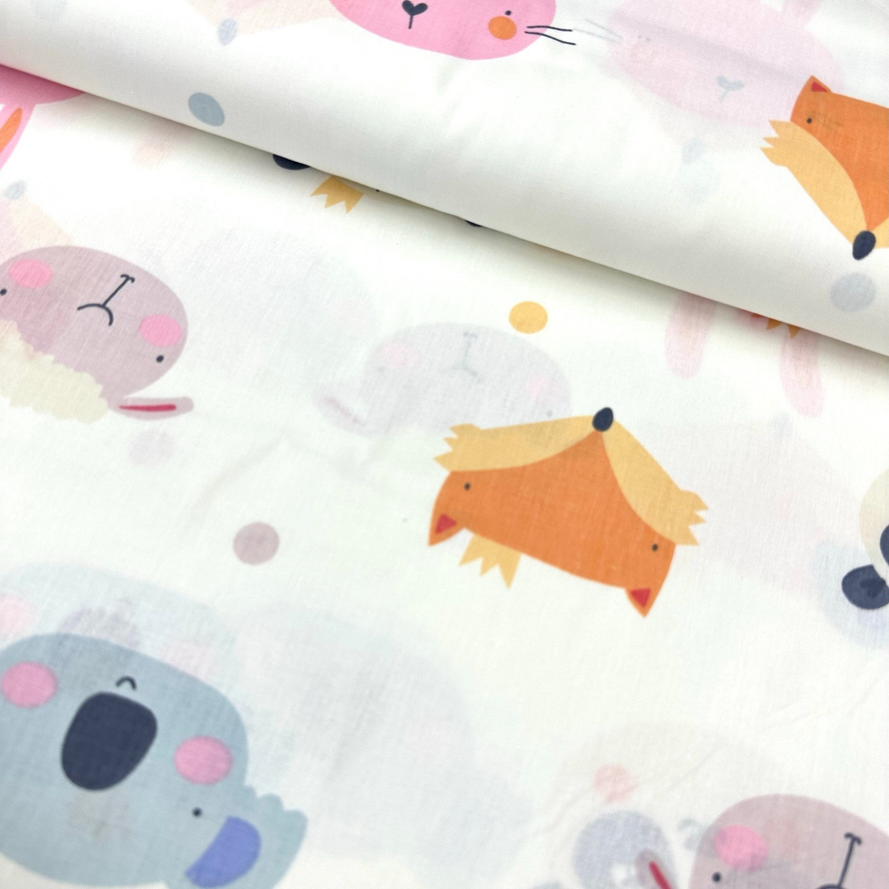 Sweet Koala Poplin Fabric