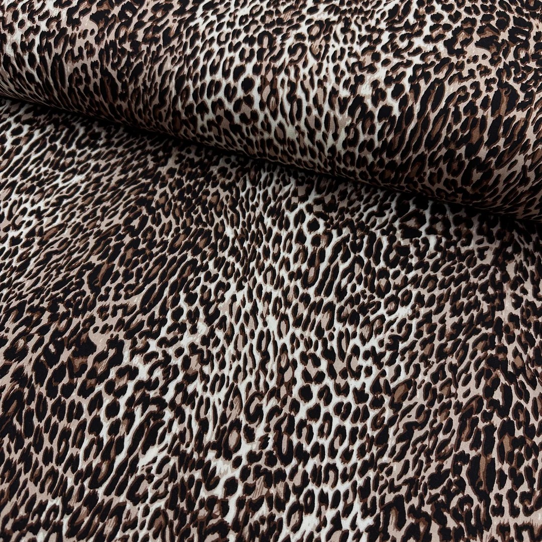 Leopard Skin Viscose Fabric