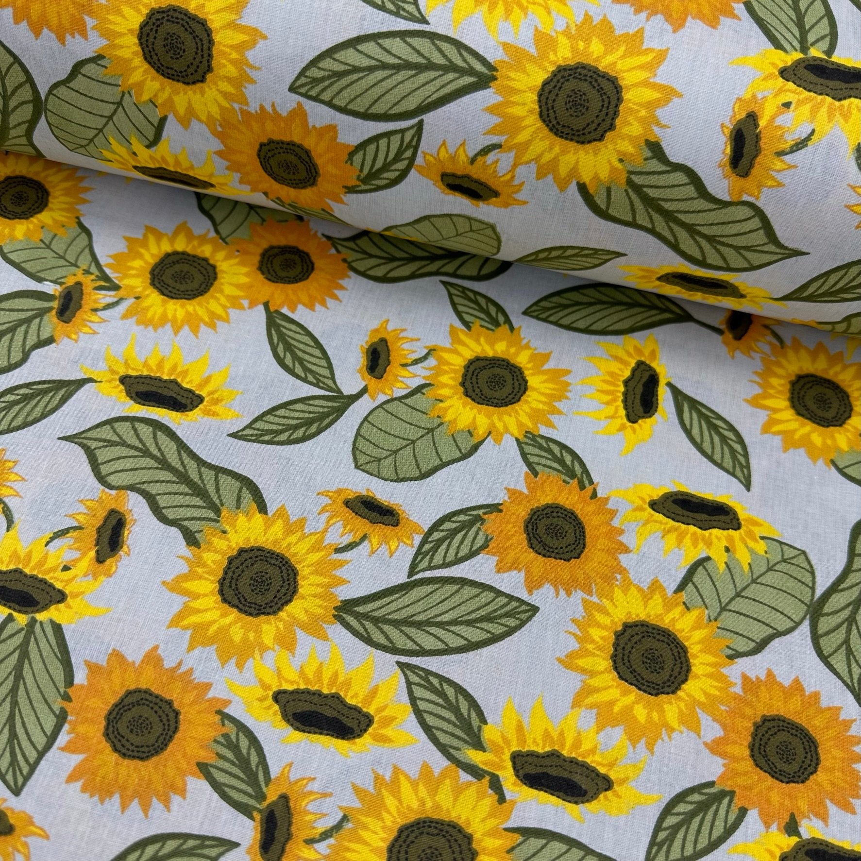 Sunflower Poplin Fabric