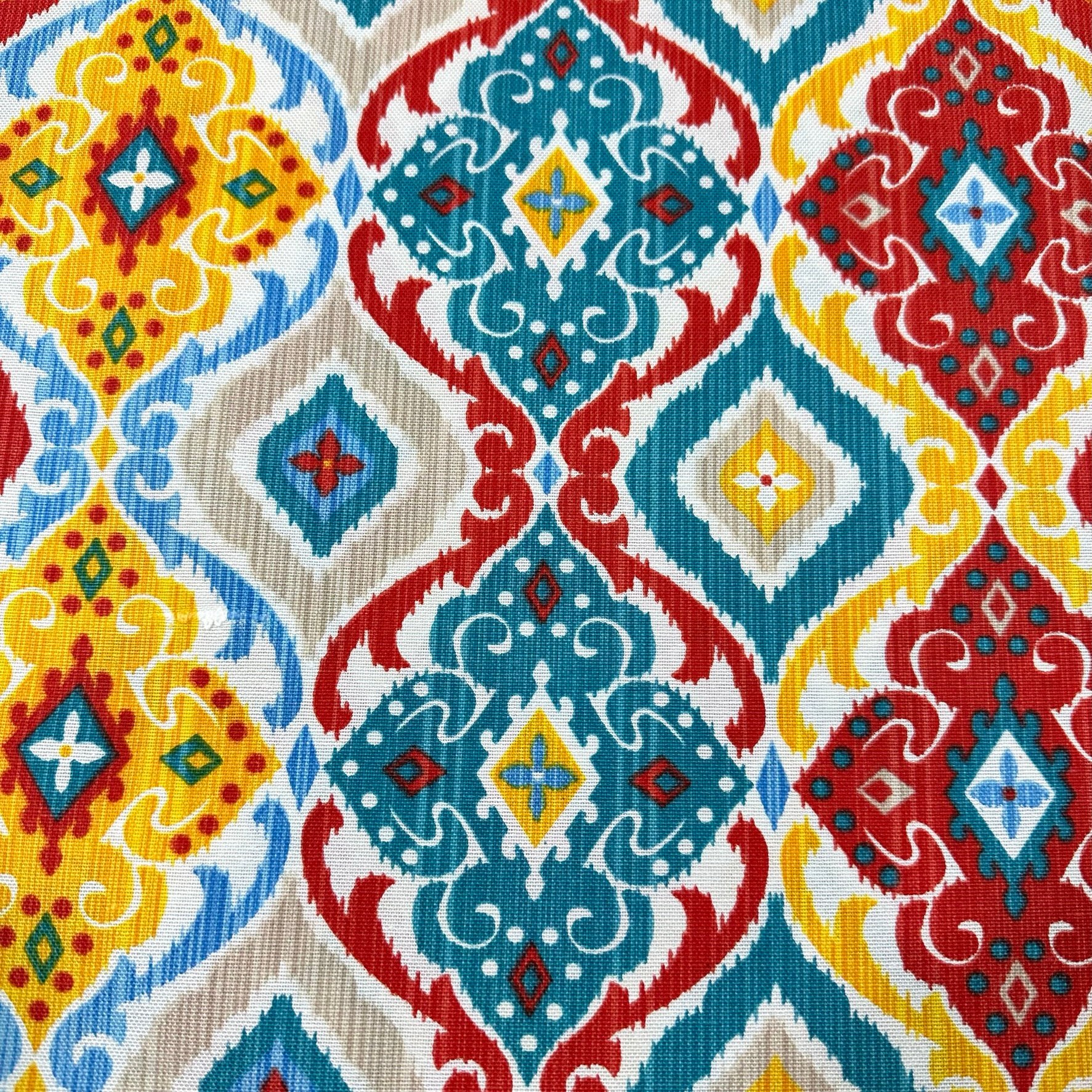 Vintage Kilim Panama Linen Fabric