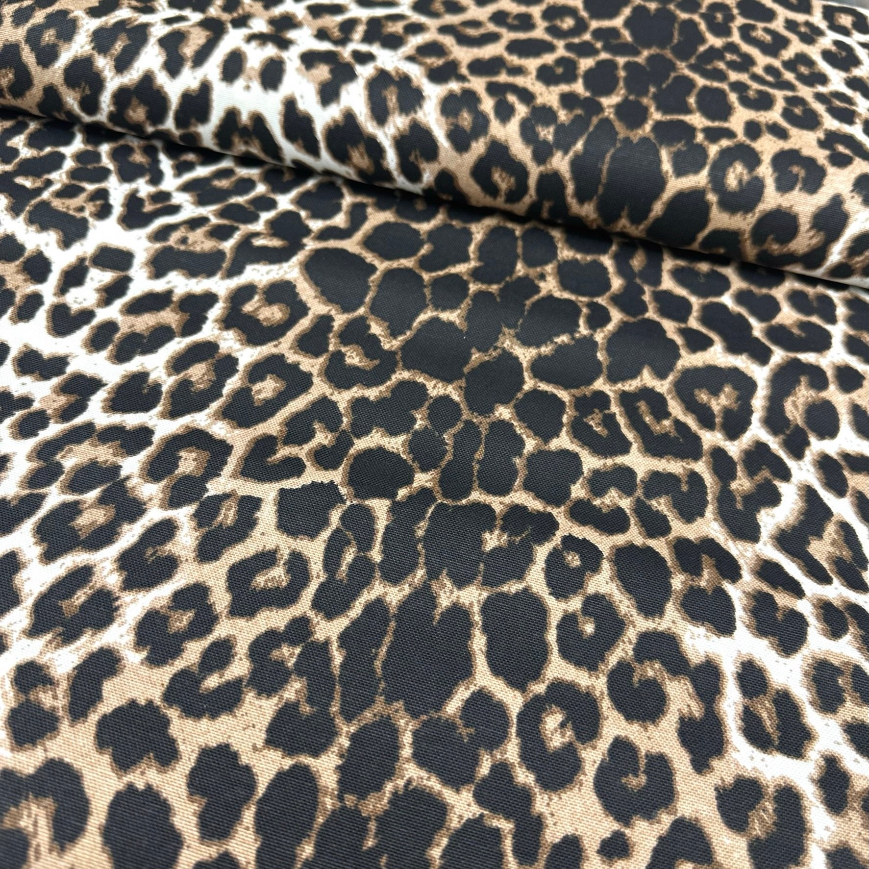 Leopard Skin Duck Linen