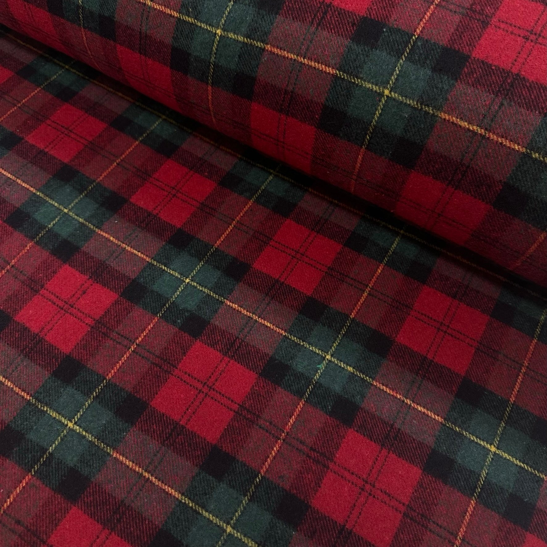 Christmas Plaid Lumberjack Fabric